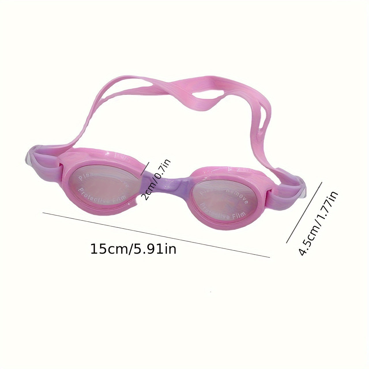 Adult Silicone Swimming Goggles Anti-fog UV Protection Waterproof