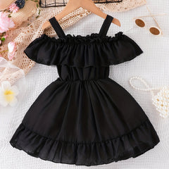 Girls Summer Suspender Princess Dress
