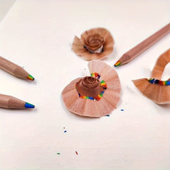 6-Piece Multicolor Wood Pen Drawing Pencil Set