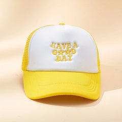 Candy Trucker Hat with Good Embroidery Mesh Baseball Cap