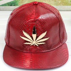 Maple Leaf Decor Baseball Cap Hip Hop Hat Trucker Cap