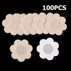 100pcs Disposable Breast Patch Anti-protruding Invisible Wedding Dress