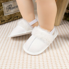 Cozy Fleece House Shoes For Baby Girls