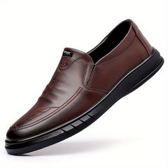 Men's Pointed Toe Loafers Lightweight Slip On Shoes Flat Shoes