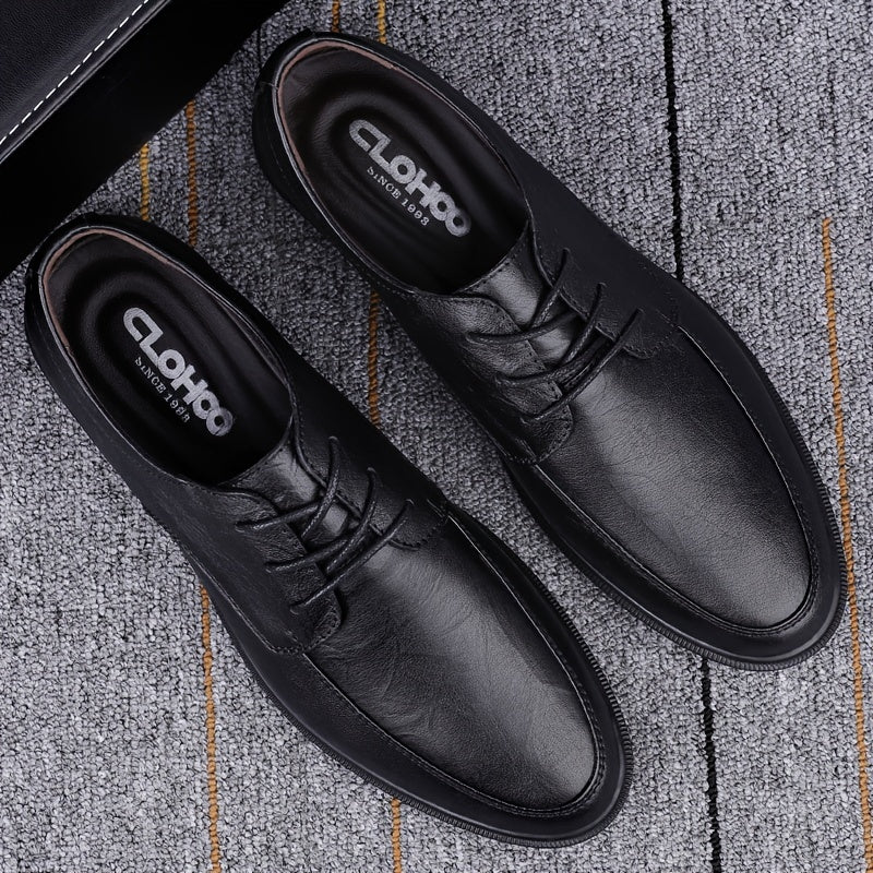 CLOHOO Customizable Leather Dress Shoes Lightweight Sneakers