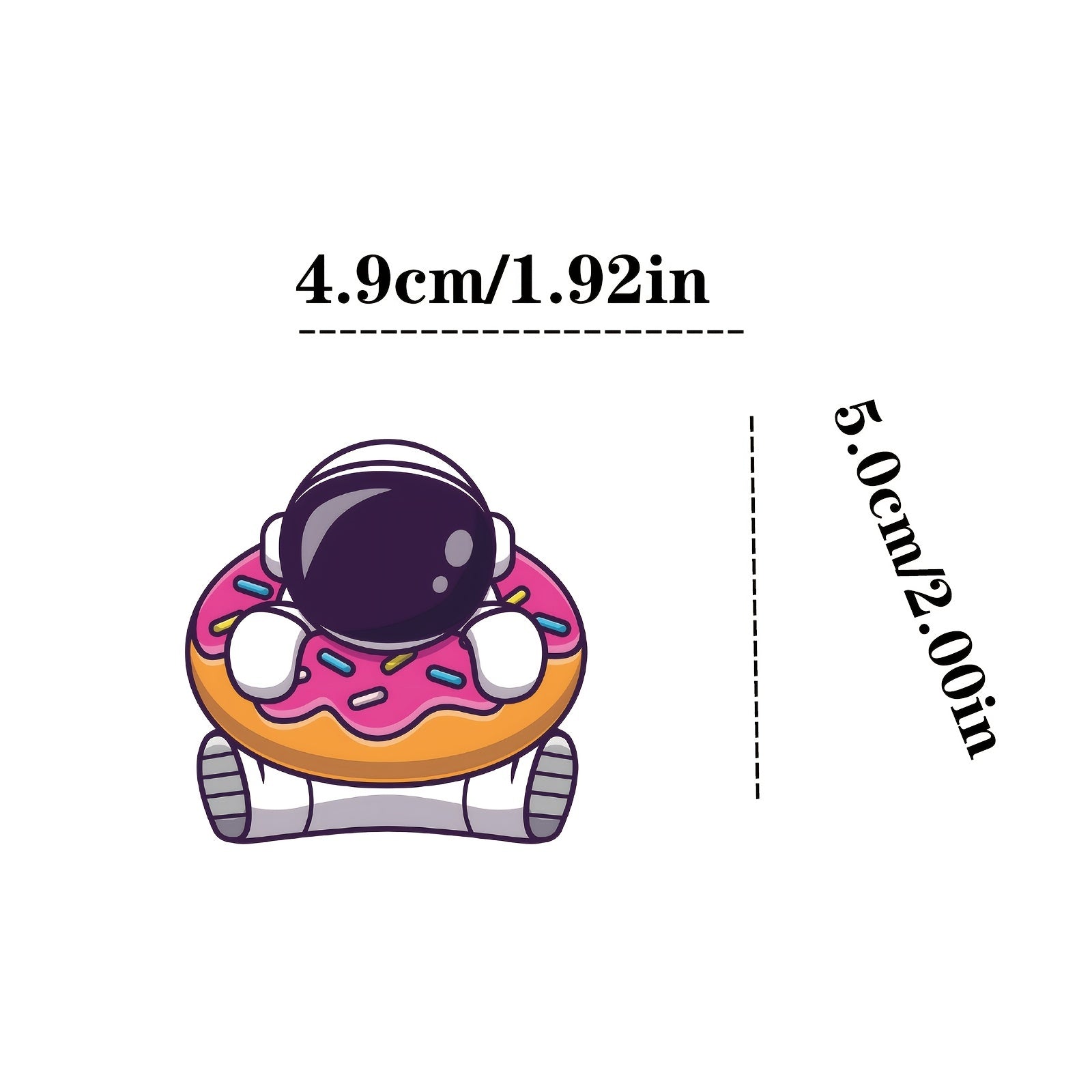 61pcs Astronaut Stickers Spaceman Decals for Water Bottles Laptop
