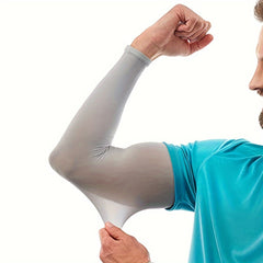 2 Pack Cycling Arm Sleeves UV Protection Ice Sleeves Unisex Arm Sleeve Cover UPF