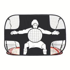 Portable Football Goal Foldable Mobile Training Football Net Frame