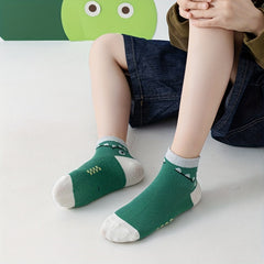 5 Pairs Dinosaur Knit Socks Boys Accessories