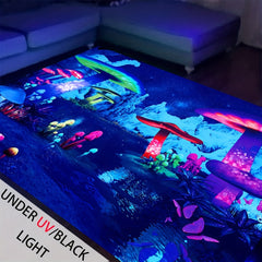 3D Gaming Area Rug Large Size Machine Washable for Living Room Bedroom Kids