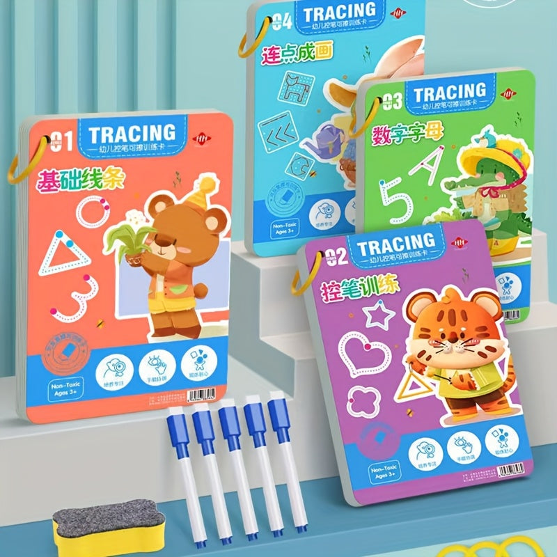 Magic Practice Workbook with Erasable Pens