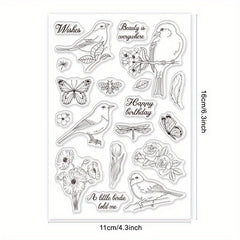 Silicone Clear Stamps for DIY Scrapbooking Cards Making