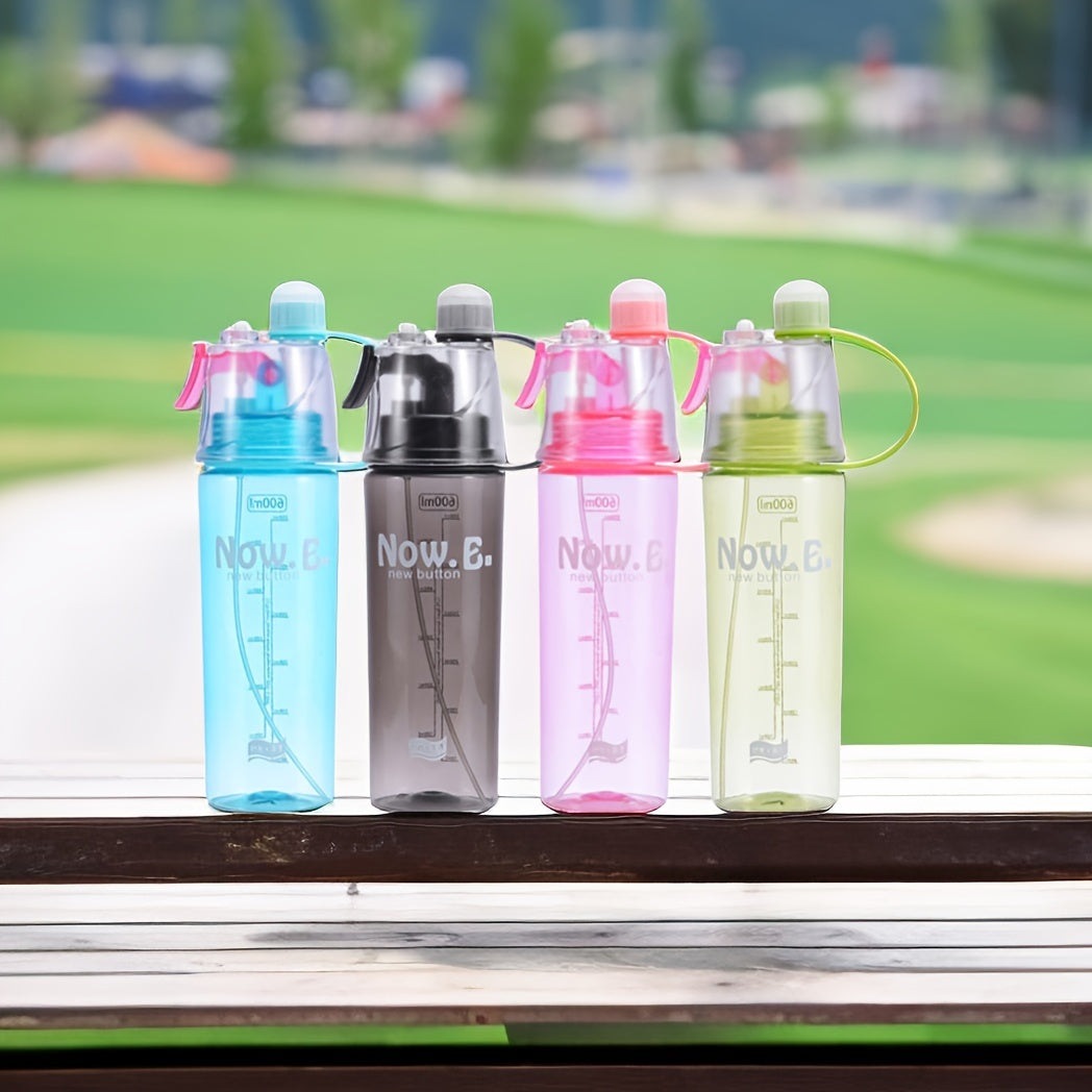 Spray Water Cup With Straw for Outdoor Sports and Fitness