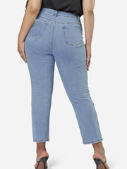 Button Fly Stretch Jeans