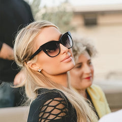 Cat Eye Vintage Ladies Stylish Oversized Sunglasses Sun Protection