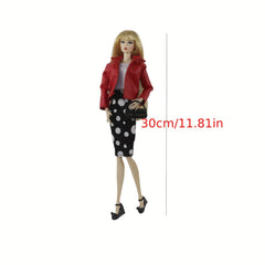 12-Inch Doll Dresses Set Casual Clothing Girls Dress Accessories DIY Dollhouse