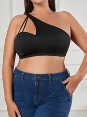 Bra Women's Plus One Shoulder High Stretch Bralette