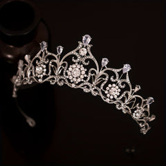 Wedding Crown For Bride Tiaras Rhinestone Hair Jewelry Crystal Hair Accessories