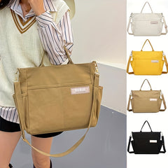 Mommy Diagonal Bag Canvas Large Capacity Portable Messenger Bag