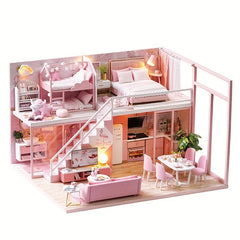 DIY Dollhouse Kit 3D Jigsaw Puzzle Building Model Girl Princess Toys