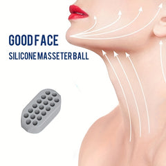 2pcs Silicone Jaw Line Exerciser Facial Muscle Chewing Ball