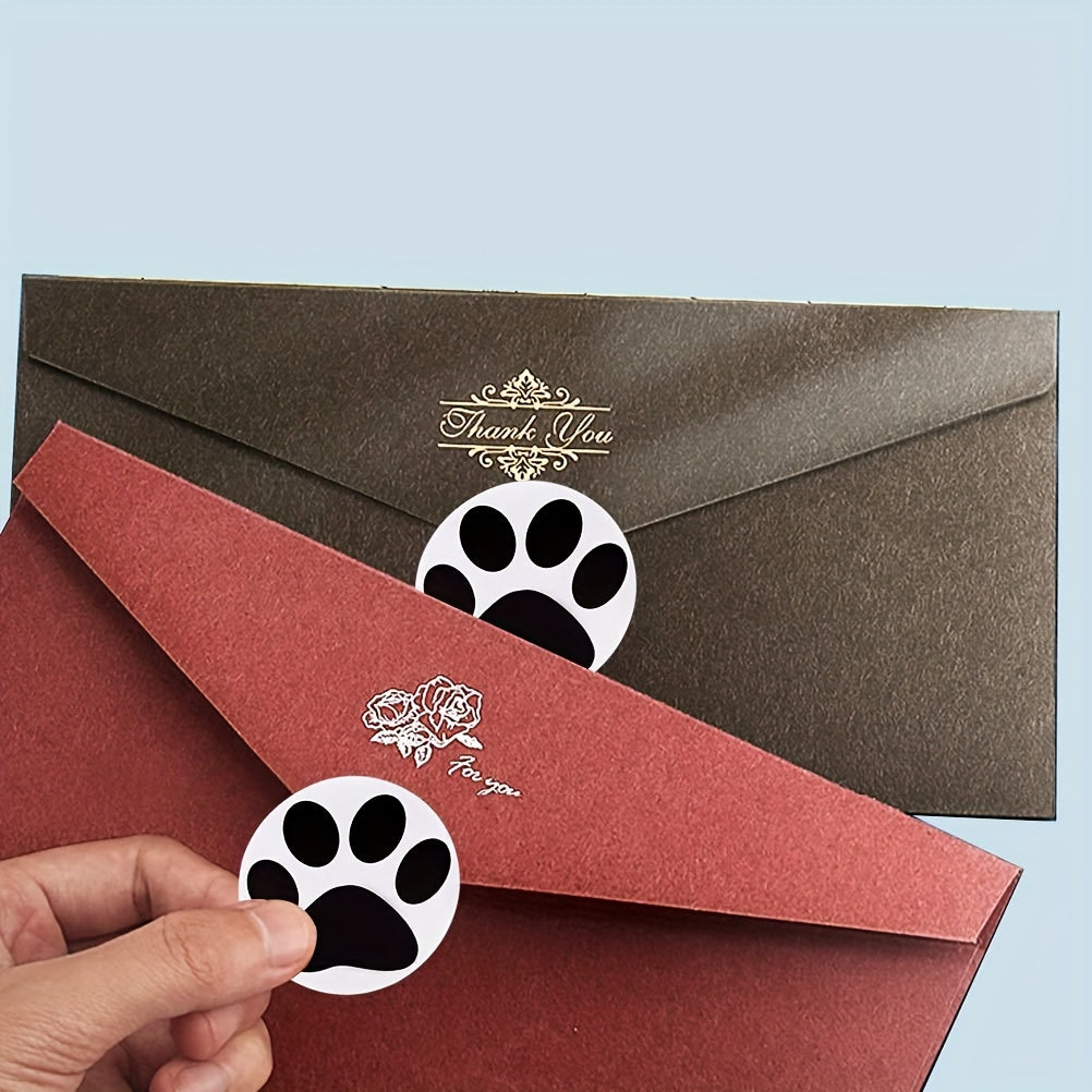 500pcs Dog Paw Stickers Animal Wall Stickers