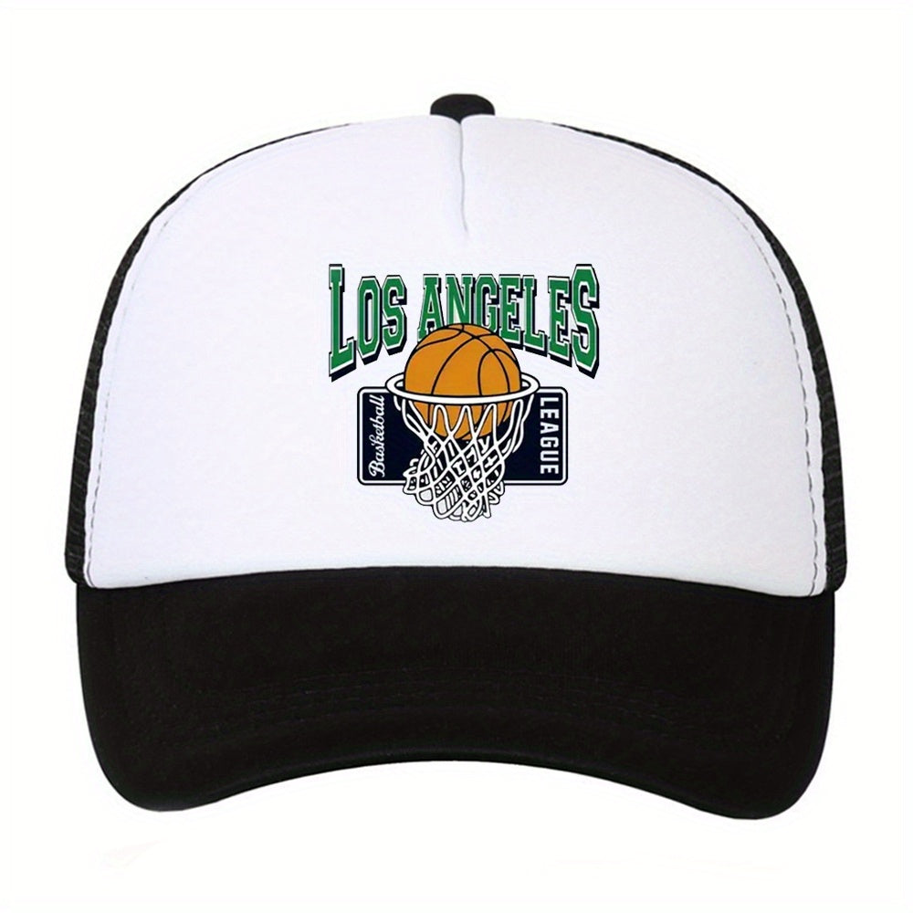 Adjustable Baseball Cap with Mouth Embroidery for Mountaineering