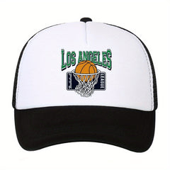 Adjustable Baseball Cap with Mouth Embroidery for Mountaineering