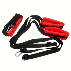 Yoga Hanging Straps w/ 4 Belts Fitness Pilates Swing