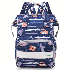 Large Capacity Travel Backpack for Moms Oxford Fabric Hand Washable