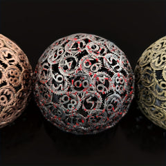 Metal Dragon Hollow D100 Sided Dice