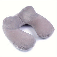 Soft Inflatable U-shaped Pillow for Travel, Home & Outdoor