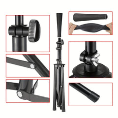 Adjustable Baseball Softball Tripod Rubber Tee For Batting
