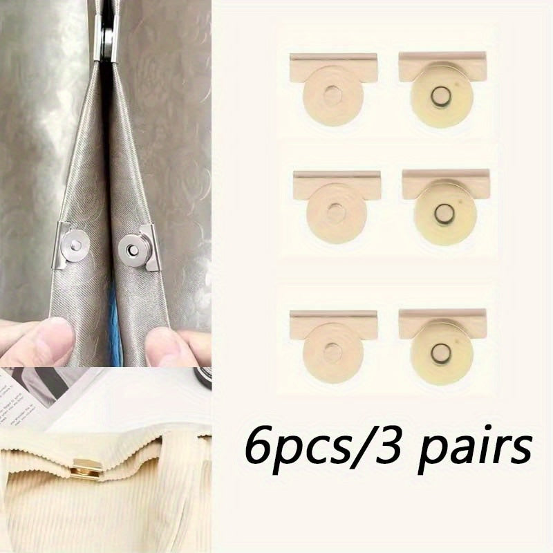 Magnetic Snap Fasteners for Bags 4 Colors Seamless Closure DIY Craft Accessories