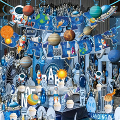 Astronaut Theme Birthday Set with Space Decorations