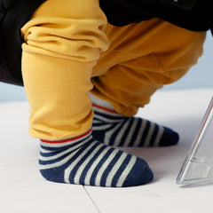 5 Pairs Boys Anti-Skid Cotton Crew Socks 1-7 Years