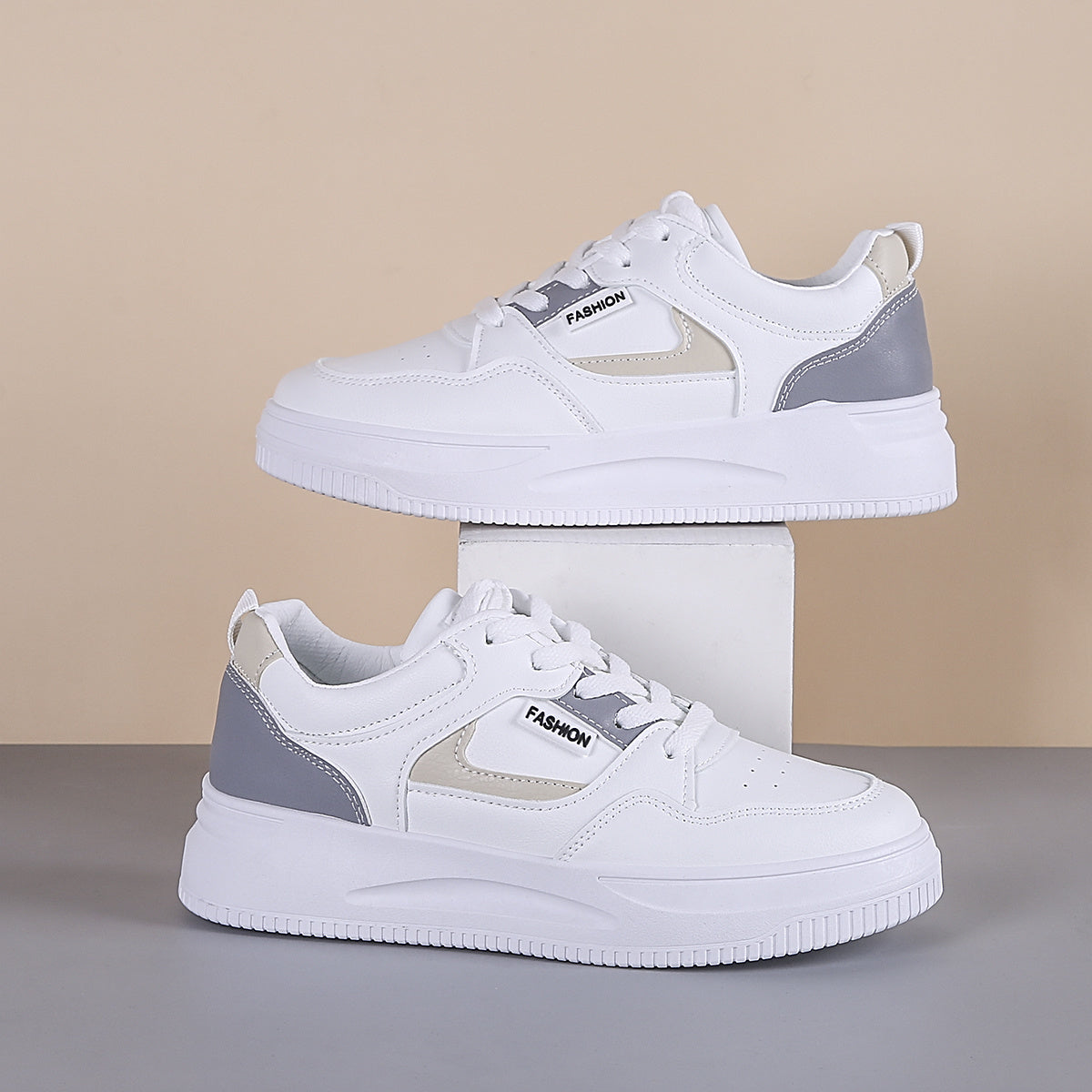 Colorblock Low Top Sneakers Women's Footwear