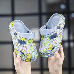 Kids Cartoon Dinosaur Clogs Non Slip Sandals