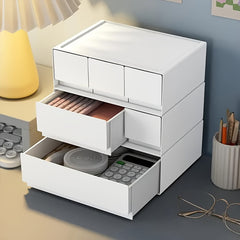 Plastic Desktop Storage Drawer for Jewelry Cosmetics