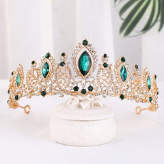 Baroque Rhinestone Bridal Crown Headband
