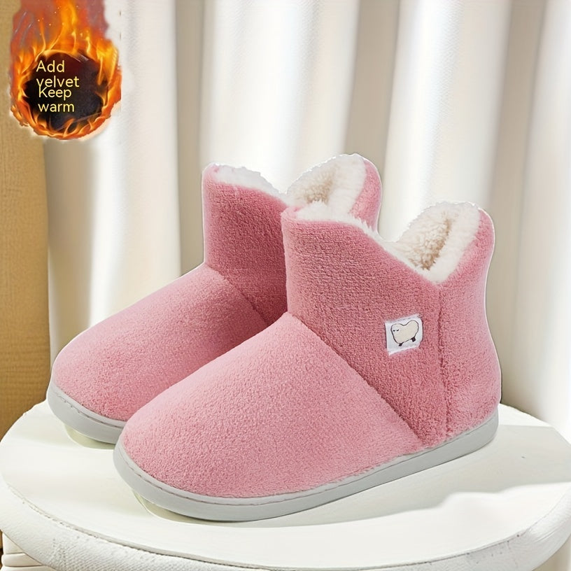 Women's Non Slip Snow Boots Medium Tube Shoes