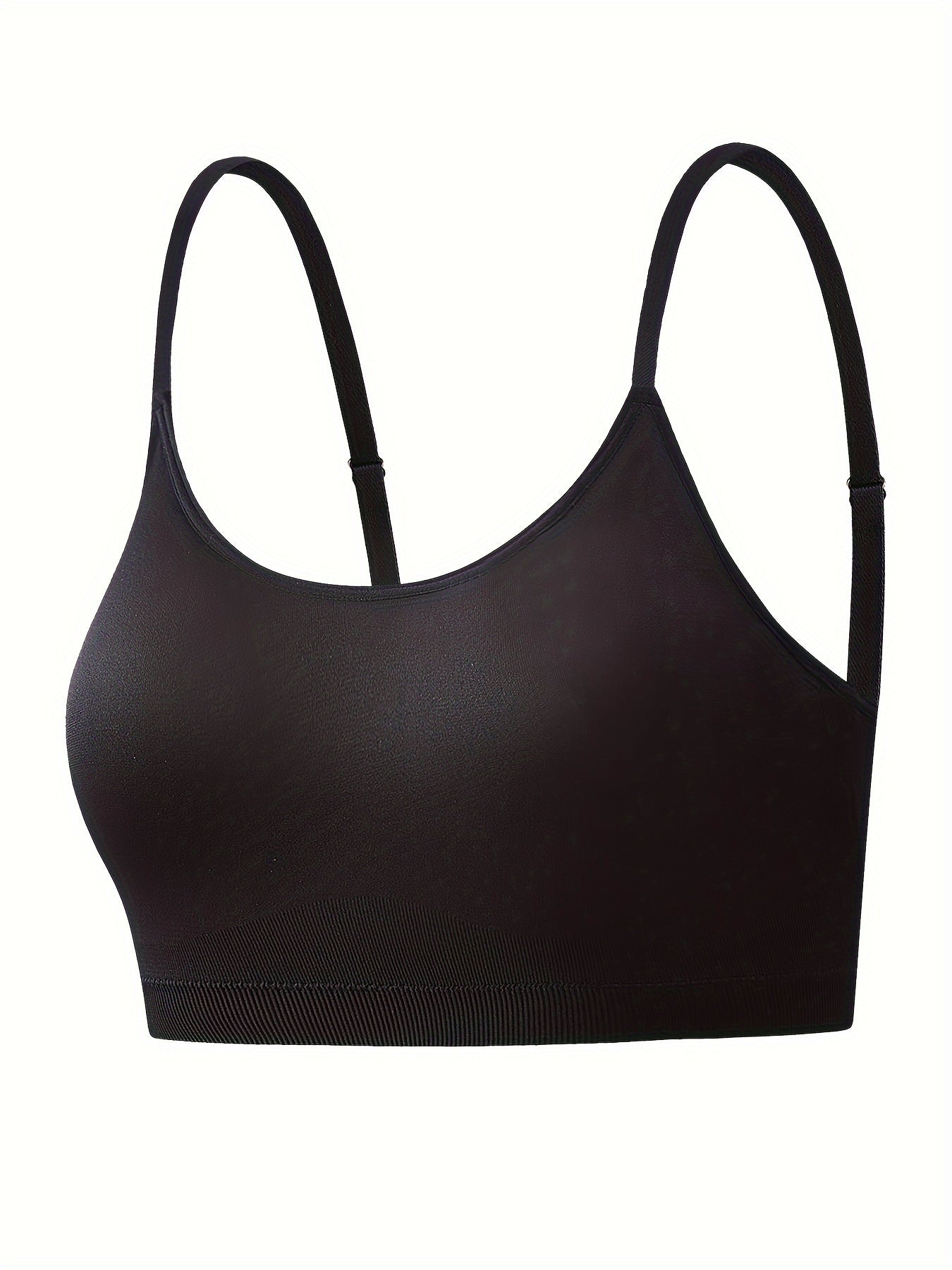 Seamless Round Neck High Stretch Fitness Bra