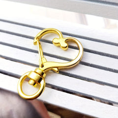 Heart Shape Buckle Jewelry Accessories Metal Love Keychain