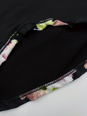 3pcs Floral Print Briefs Comfy Breathable Intimates Panties Women's Lingerie