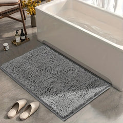 Chenille Bathroom Non-slip Rug for Kitchen Doorway Bedroom Bathroom Mat