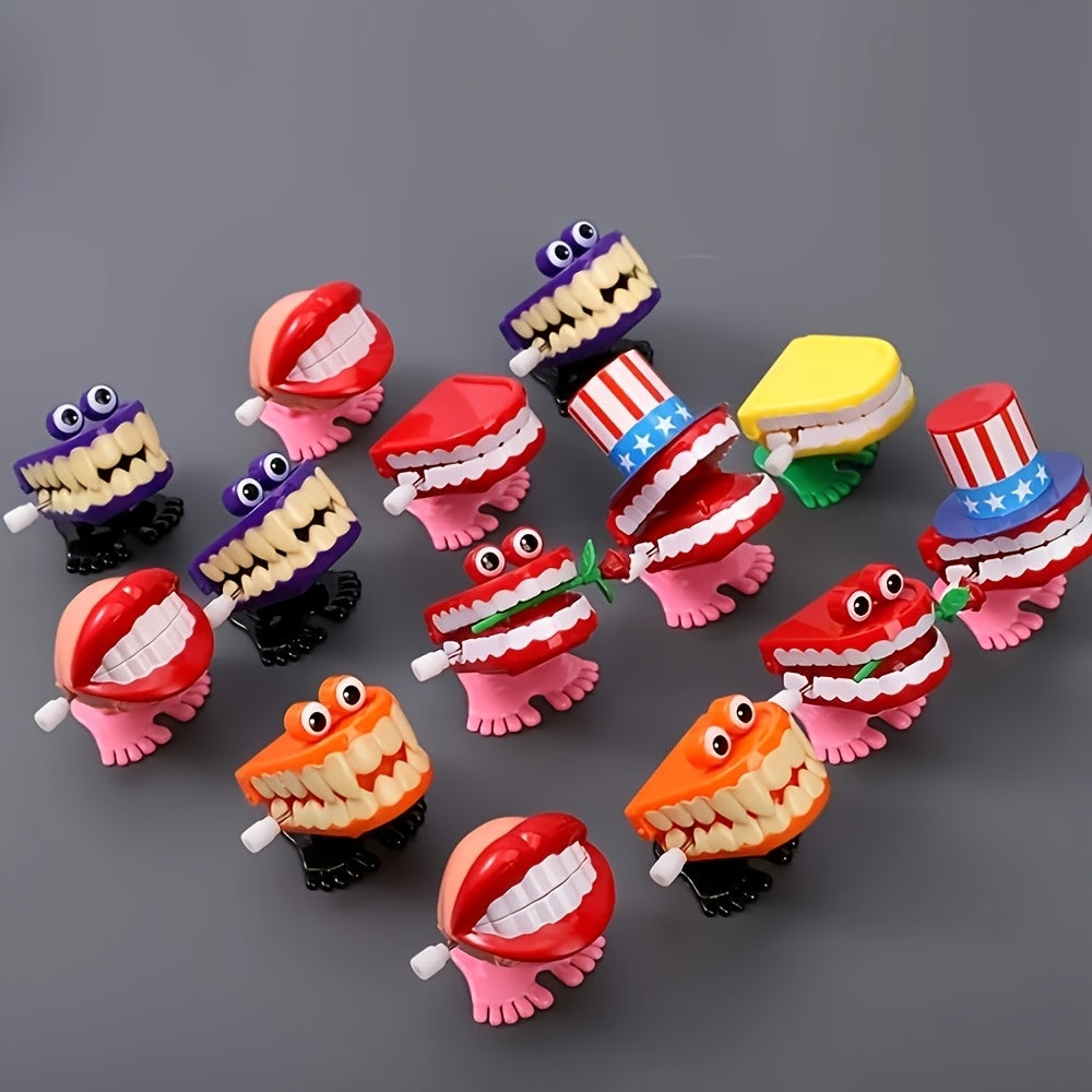 5 Pcs Walking Teeth Toys with Eyes, Funny Feet Novelty for Party