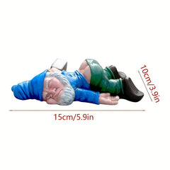 Drunken Dwarf Figurine Home Decor Indoor Display Funny Creative Figurine