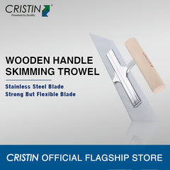 Wooden Handle Skimming Trowel Stainless Steel Blade