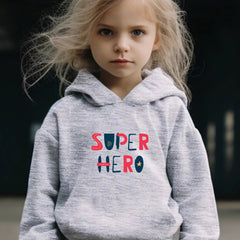 Sport Hero Pattern Long Sleeve Hooded Sweatshirt Girls Comfy Hoodies Pullover