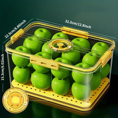Multifunctional Kitchen Storage Container with Timekeeping and Sealed Can